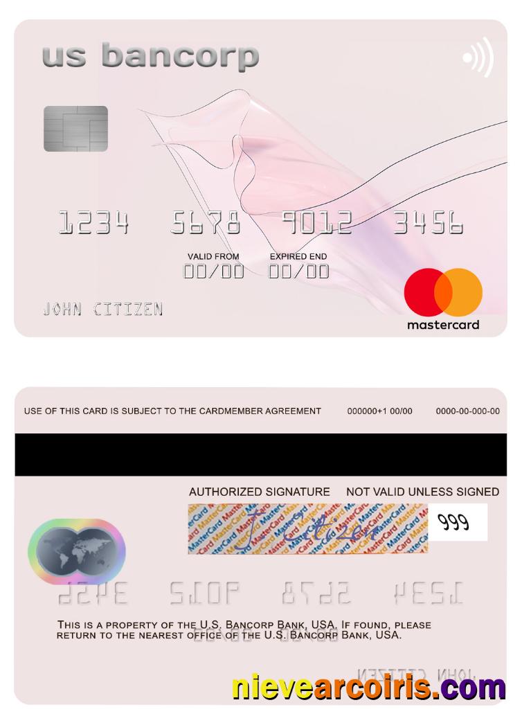 USA U.S. Bancorp Bank mastercard